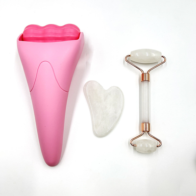 Jade Face Roller dla naturalnych środków przeciwzmarszczkowych Masaż lodem i pielęgnacja skóry