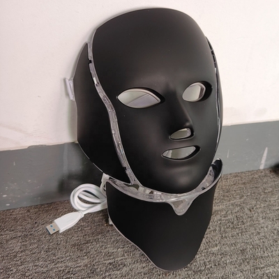 Plastikowa maska 7 kolorowa LED Light Therapy dla ściśnięcia skóry i zmniejszenia zmarszczek