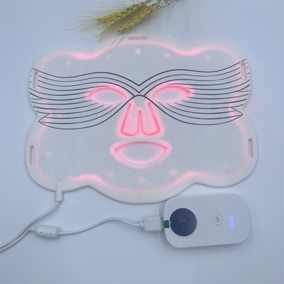Silikonowa maska twarzy LED do twardowania indywidualnych kształtów i masy netto produktu 0,5 kg