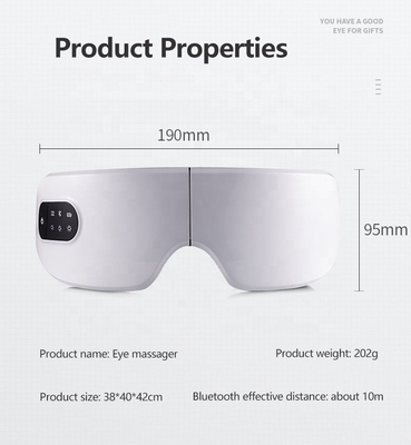 5V Technology Music Eye Relax Vibration Massager z podgrzewanym przenośnym środkiem na zmęczenie