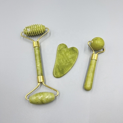 19*16*5cm Ręczny Mini Jade Roller Private Label Face Lifting Gua Sha Set Box Tools 2023