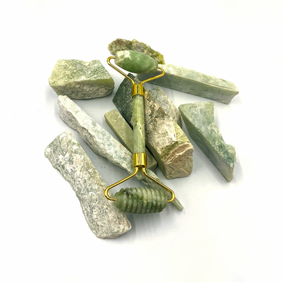2024 Podwójne głowy Xiuyan Stone Jade Roller i Gua Sha Set do pielęgnacji skóry wodoodporne Tak