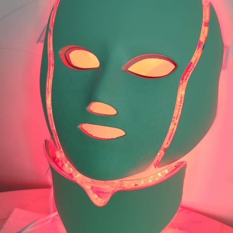 Plastikowa maska 7 kolorowa LED Light Therapy dla ściśnięcia skóry i zmniejszenia zmarszczek