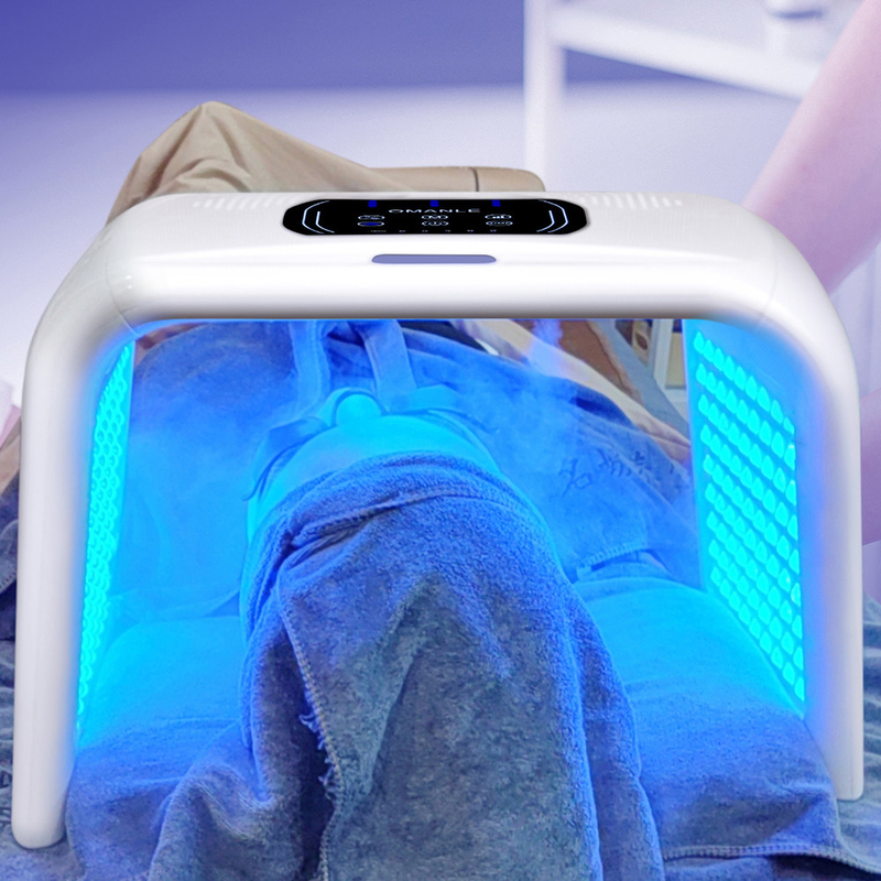 45W STANDING LED Maska twarzy Light Therapy dla usunięcia zmarszczek trądziku 7 kolorów Czerwone światło